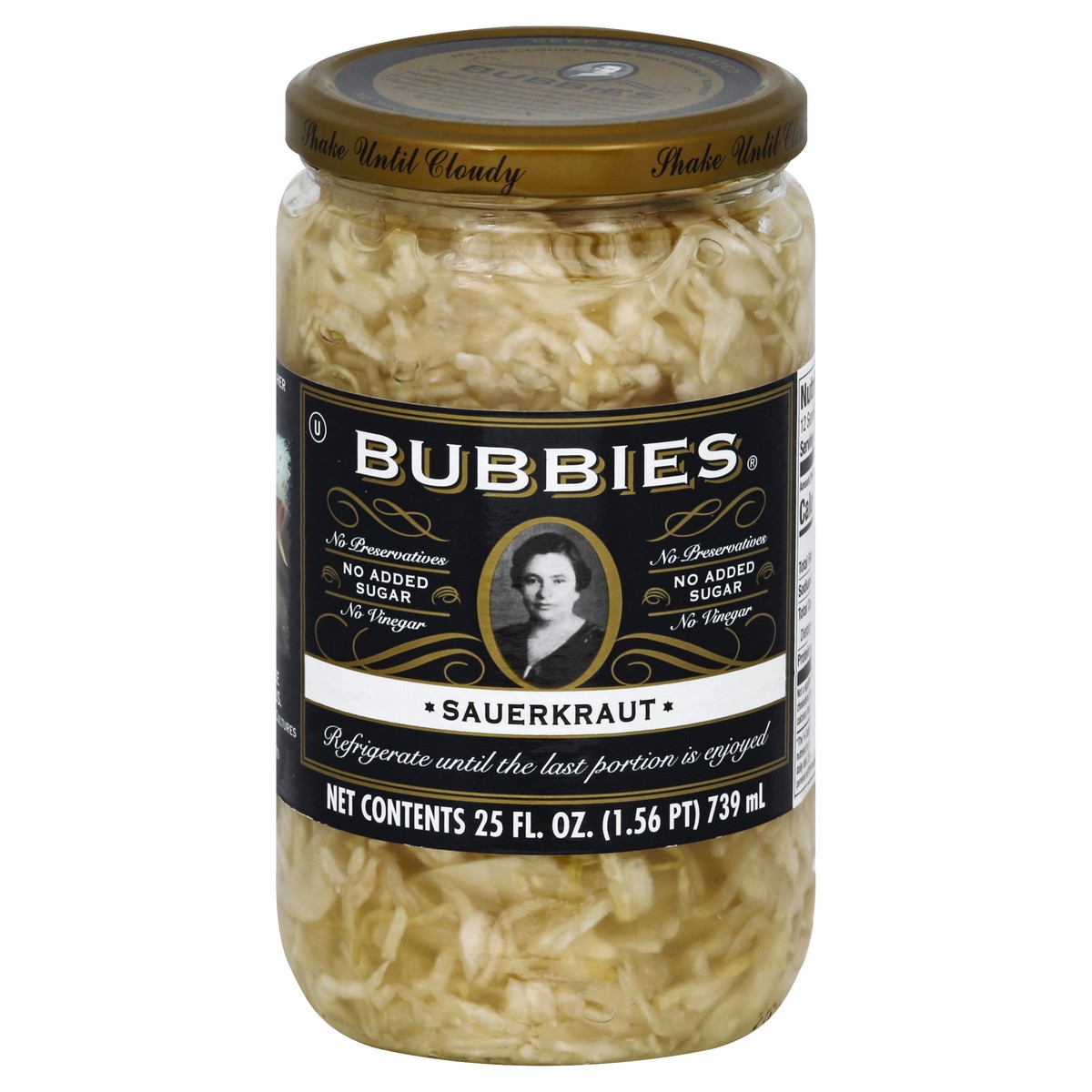 slide 7 of 7, Bubbies Sauerkraut 25 fl oz, 25 fl oz