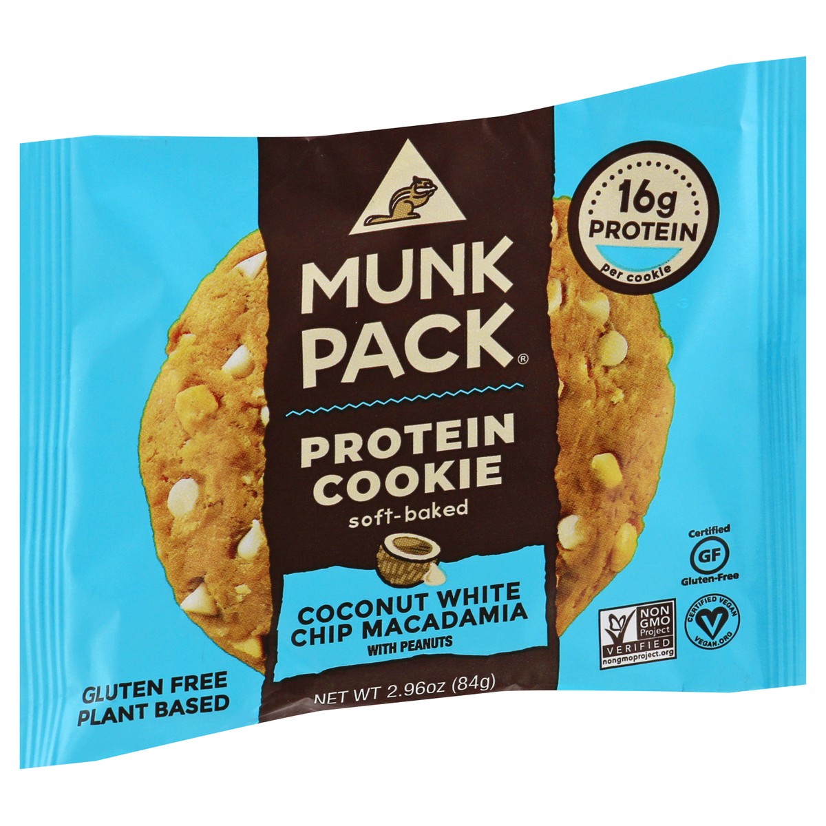 slide 3 of 13, Munk Pack Coconut White Chocolate Macadamia Protein Cookie, 2.9 oz