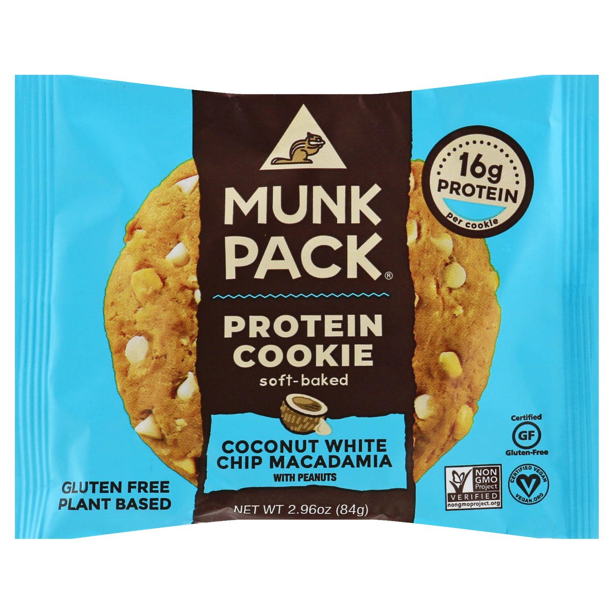 slide 9 of 13, Munk Pack Coconut White Chocolate Macadamia Protein Cookie, 2.9 oz