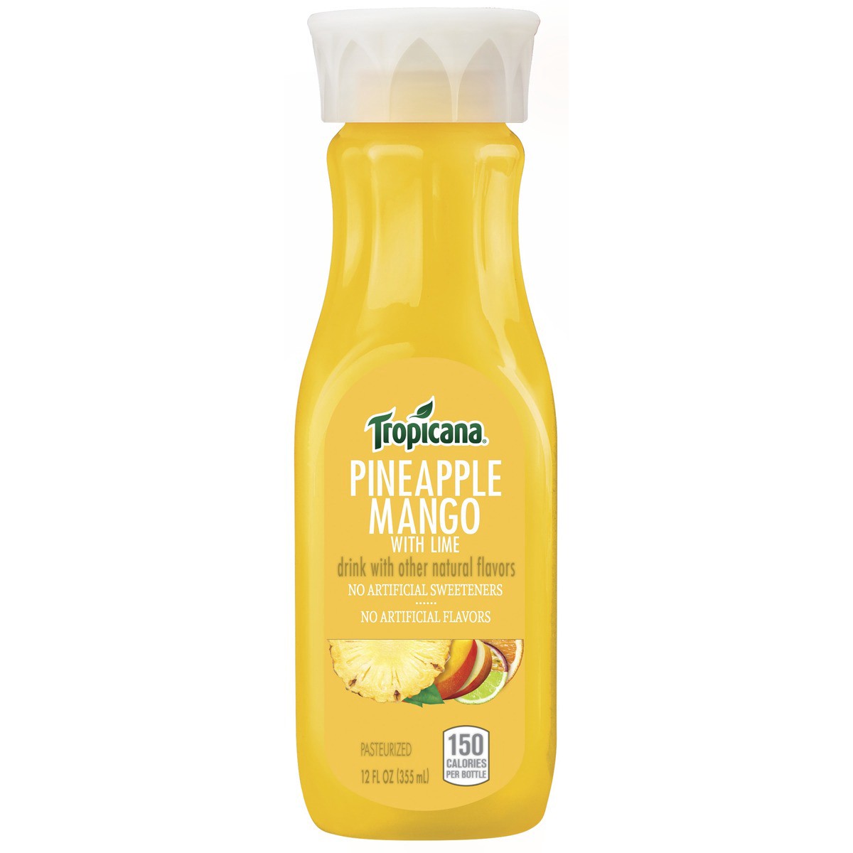 slide 2 of 7, Tropicana Drink, Pineapple Mango, 12 oz