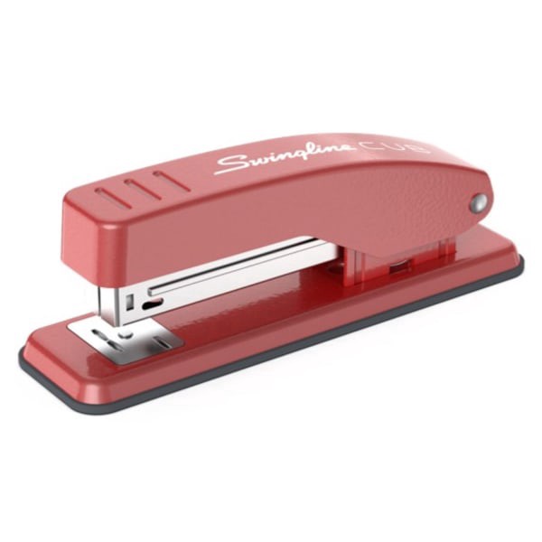 slide 1 of 10, Swingline® Cub™ Compact Metal Stapler, Rio Red, 1 ct