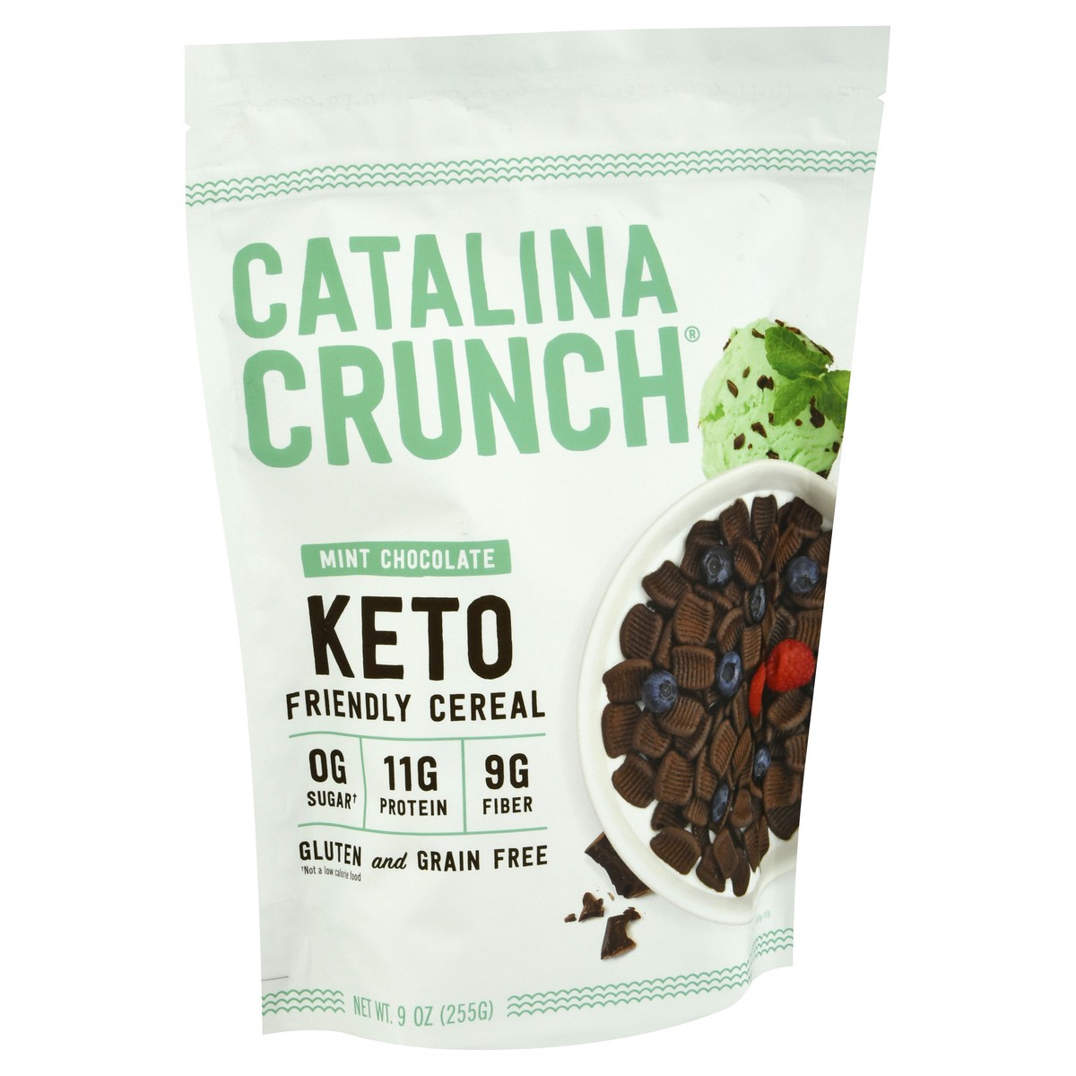 slide 5 of 9, Catalina Crunch Mint Chocolate Chip Keto Cereal (9Oz Bag), 9 oz