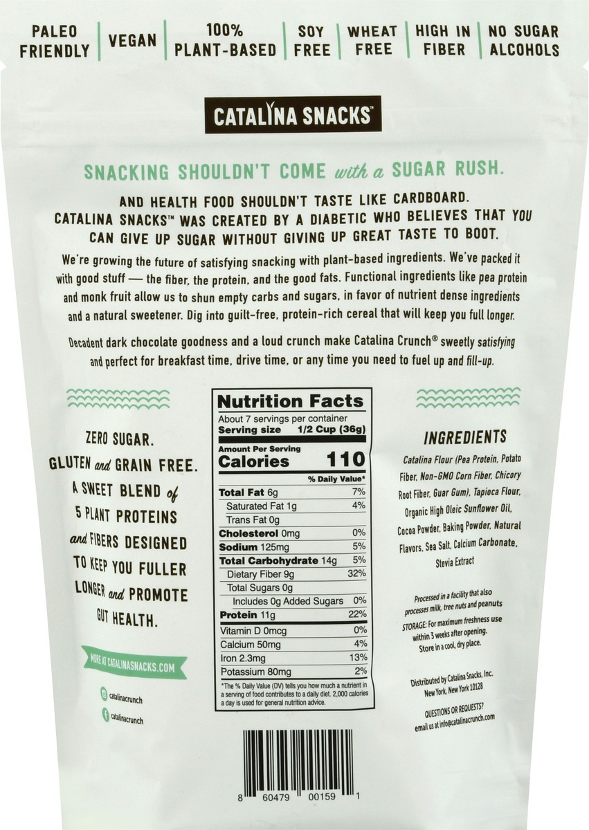 slide 6 of 9, Catalina Crunch Mint Chocolate Chip Keto Cereal (9Oz Bag), 9 oz