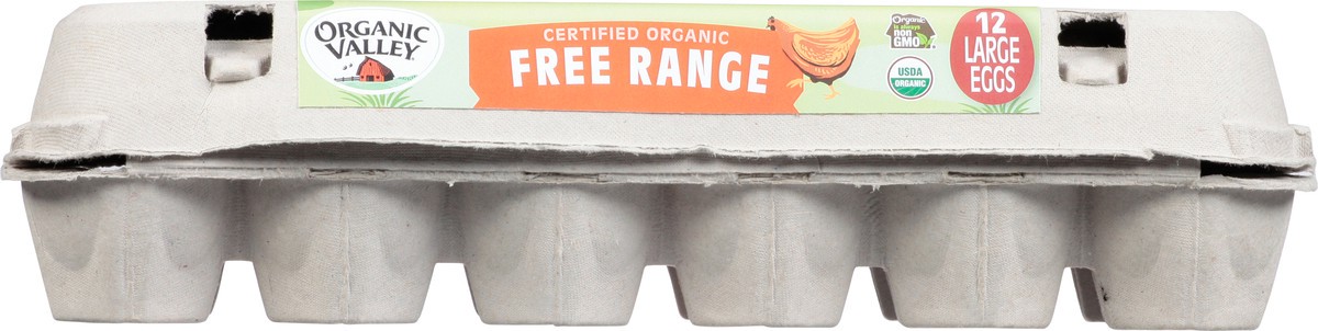 slide 1 of 10, Organic Valley Free Range Brown Large Eggs 12 ea, 12 ct