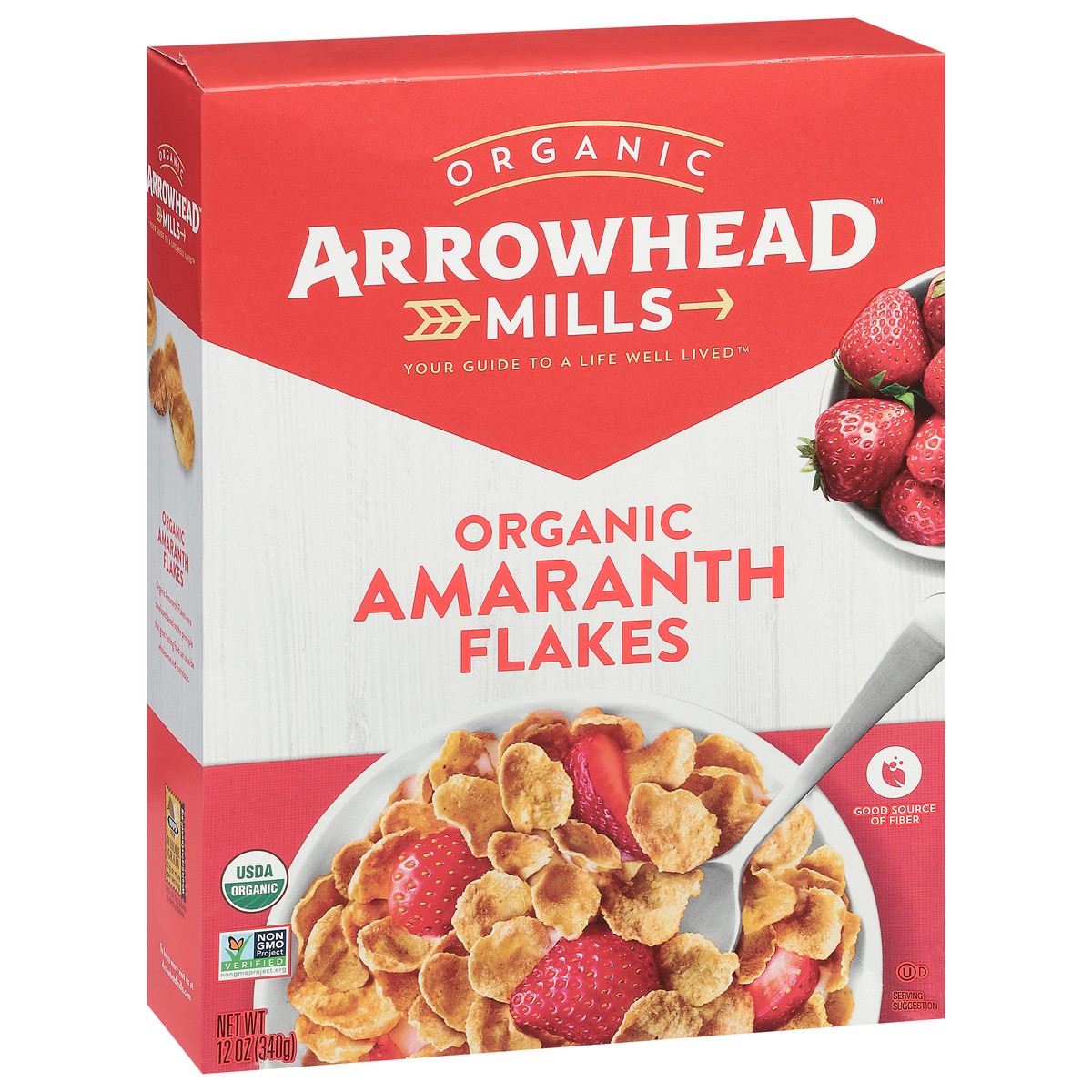 slide 2 of 9, Arrowhead Mills Organic Amaranth Flakes Cereal, 12 oz