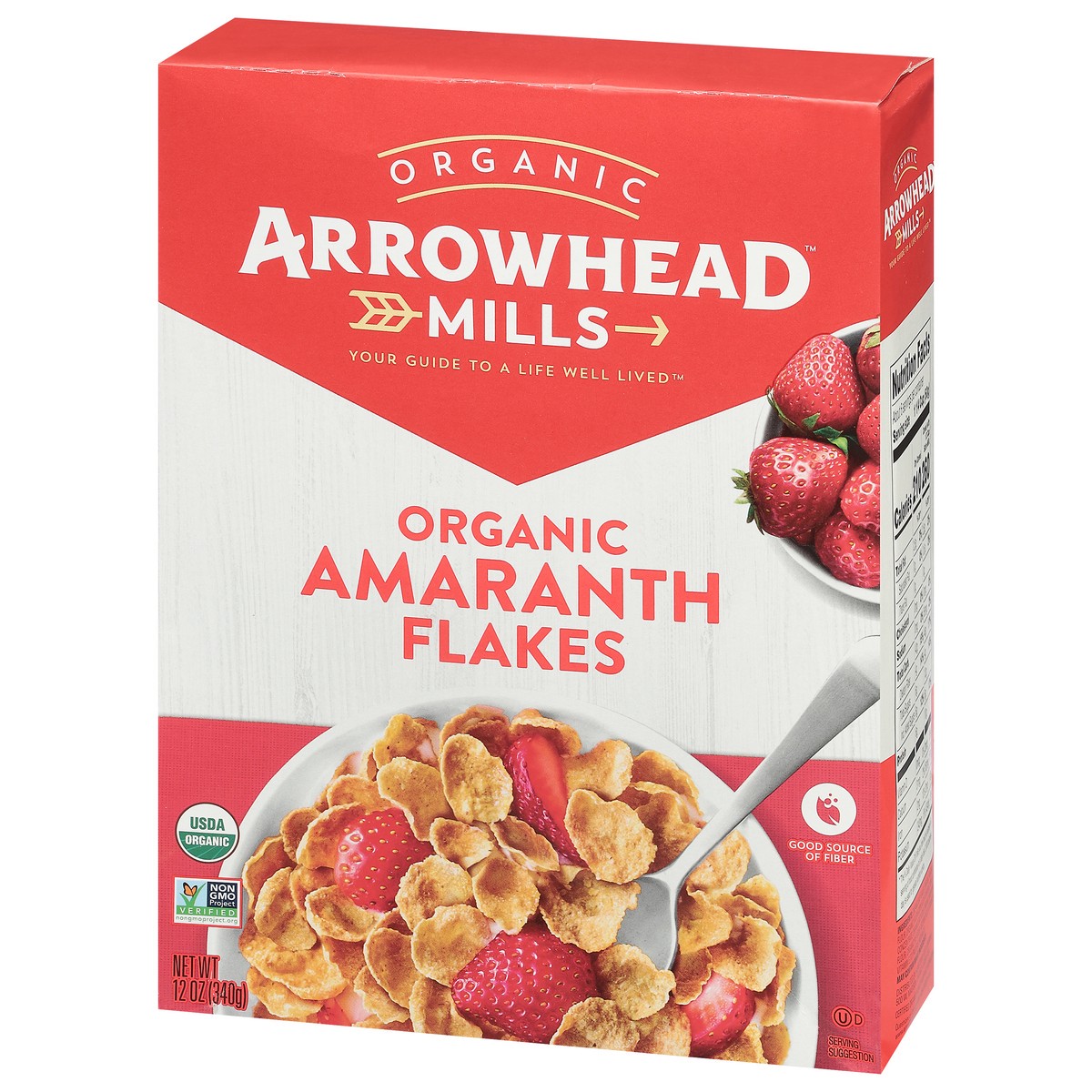 slide 3 of 9, Arrowhead Mills Organic Amaranth Flakes Cereal, 12 oz