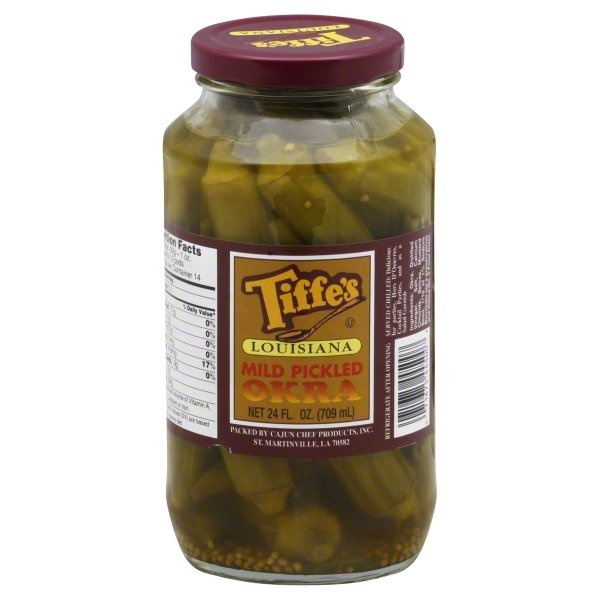 slide 1 of 2, Tiffe's Okra 24 oz, 24 oz