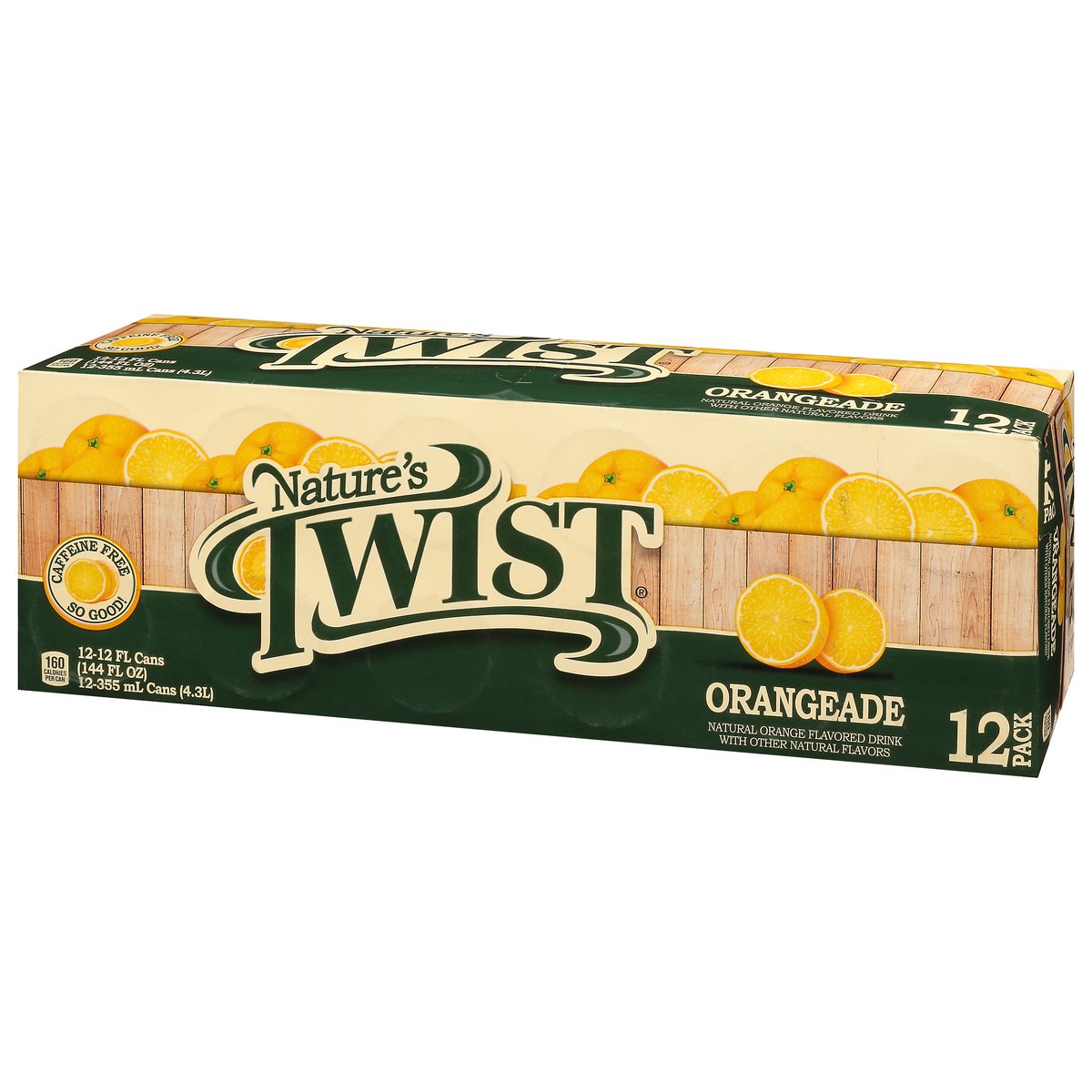 slide 11 of 13, Nature's Twist Orangeade 12 - 12 fl oz Cans, 12 ct