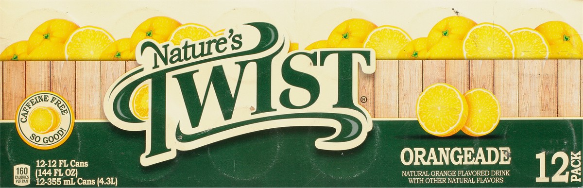 slide 9 of 13, Nature's Twist Orangeade 12 - 12 fl oz Cans, 12 ct