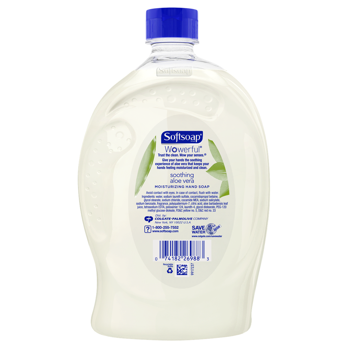 slide 2 of 4, Softsoap Soothing Aloe Vera Liquid Hand Soap Refill, 56 fl oz