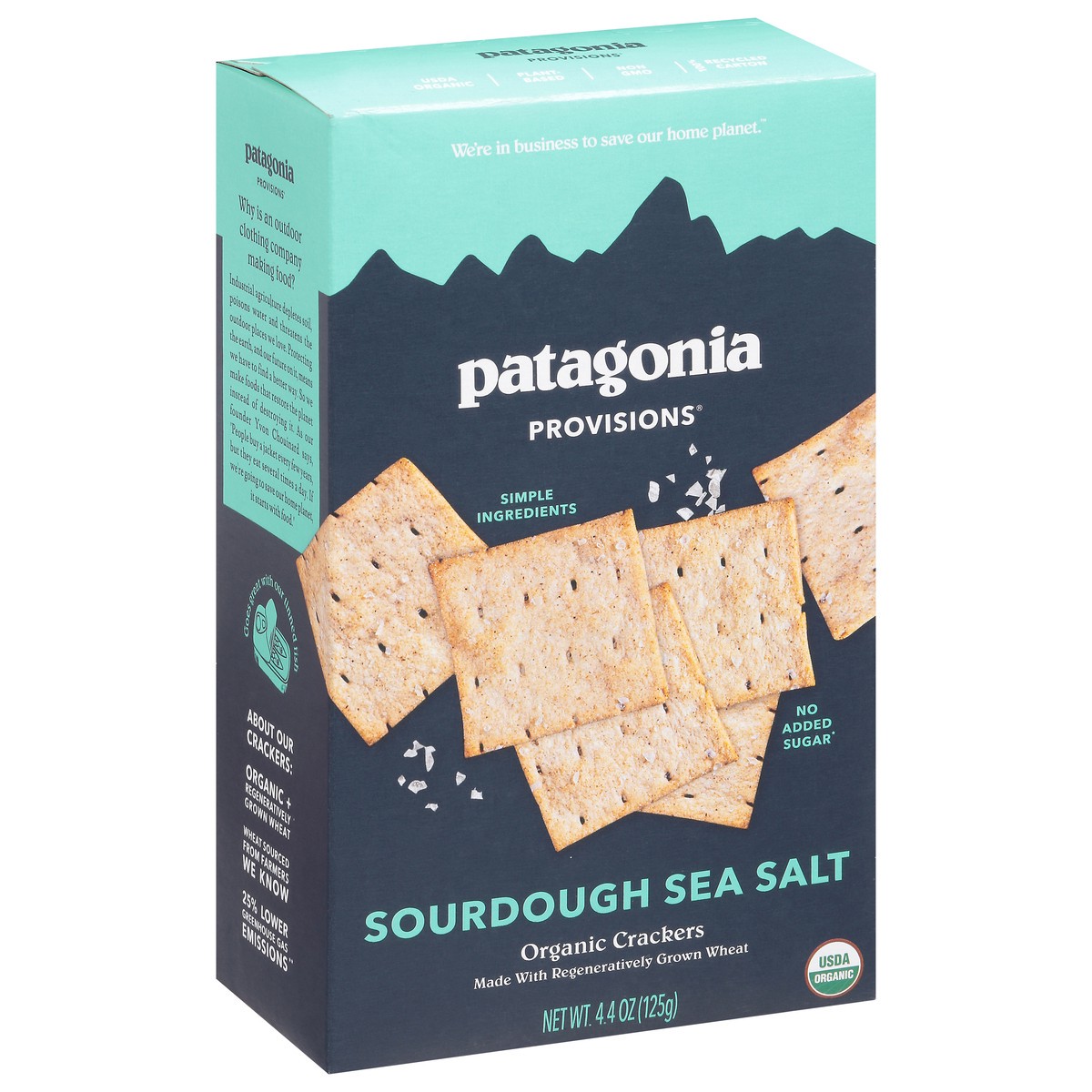 slide 9 of 14, Patagonia Provisions Organic Sourdough Sea Salt Crackers 4.4 oz, 4.4 oz