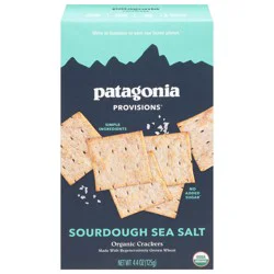 Patagonia Provisions Organic Sourdough Sea Salt Crackers - 4.4 oz