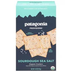 Patagonia Provisions Organic Sourdough Sea Salt Crackers - 4.4 oz