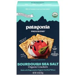 Patagonia Provisions Organic Sourdough Sea Salt Crackers - 4.4 oz