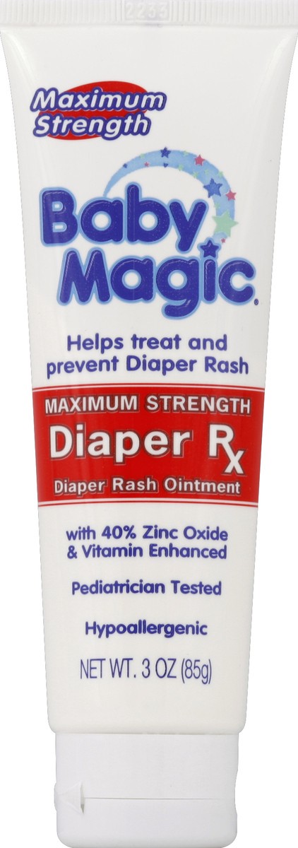 slide 5 of 6, Baby Magic Maximum Strength Diaper Rx Rash Ointment, 3 oz