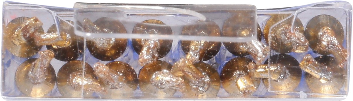 slide 9 of 12, Caspari Slim French Blue/Gold Birthday Candles 16 ea, 16 ct