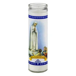Star Candle Religious Candles - Lady Of Fatima