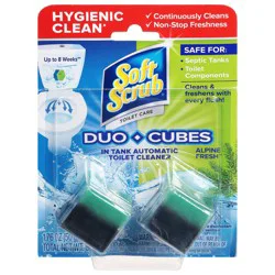 Soft Scrub Duo-Cubes In Tank Automatic Alpine Fresh Toilet Cleaner 2 - 1.76 oz Cubes