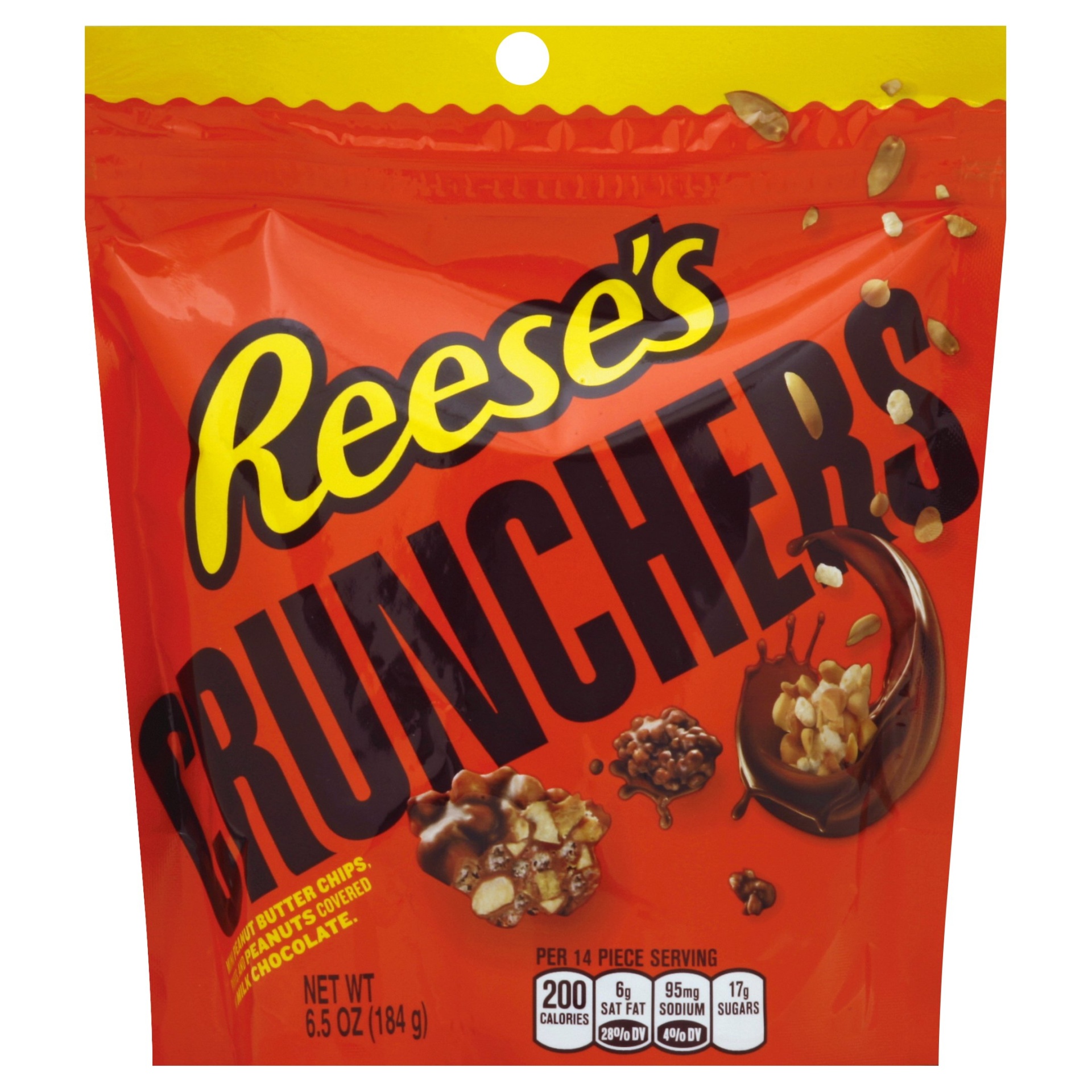 slide 1 of 1, Reese's Crunchers Snacks, 6.5 oz