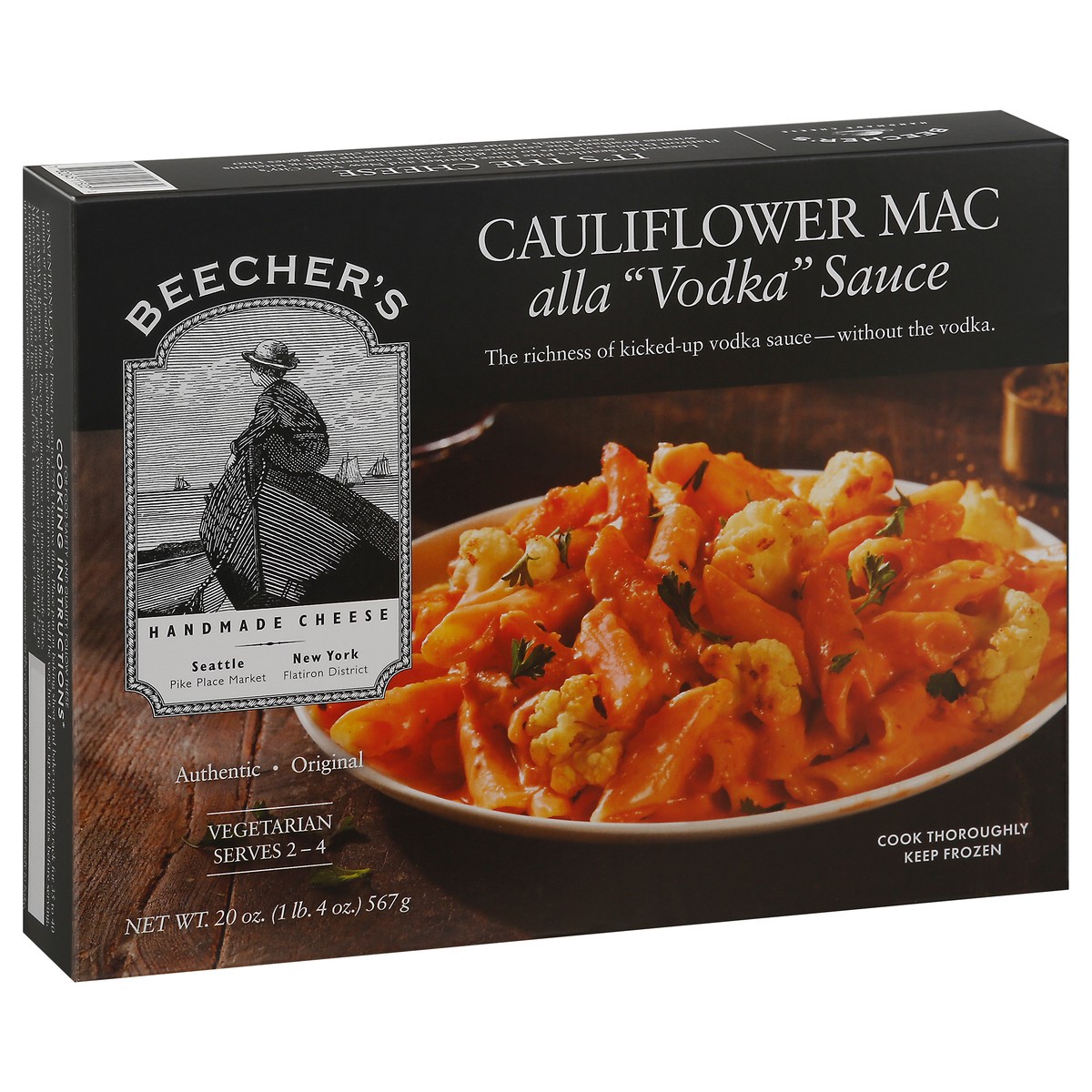 slide 9 of 14, Beecher's Cauliflower Mac&Cheese, 20 oz