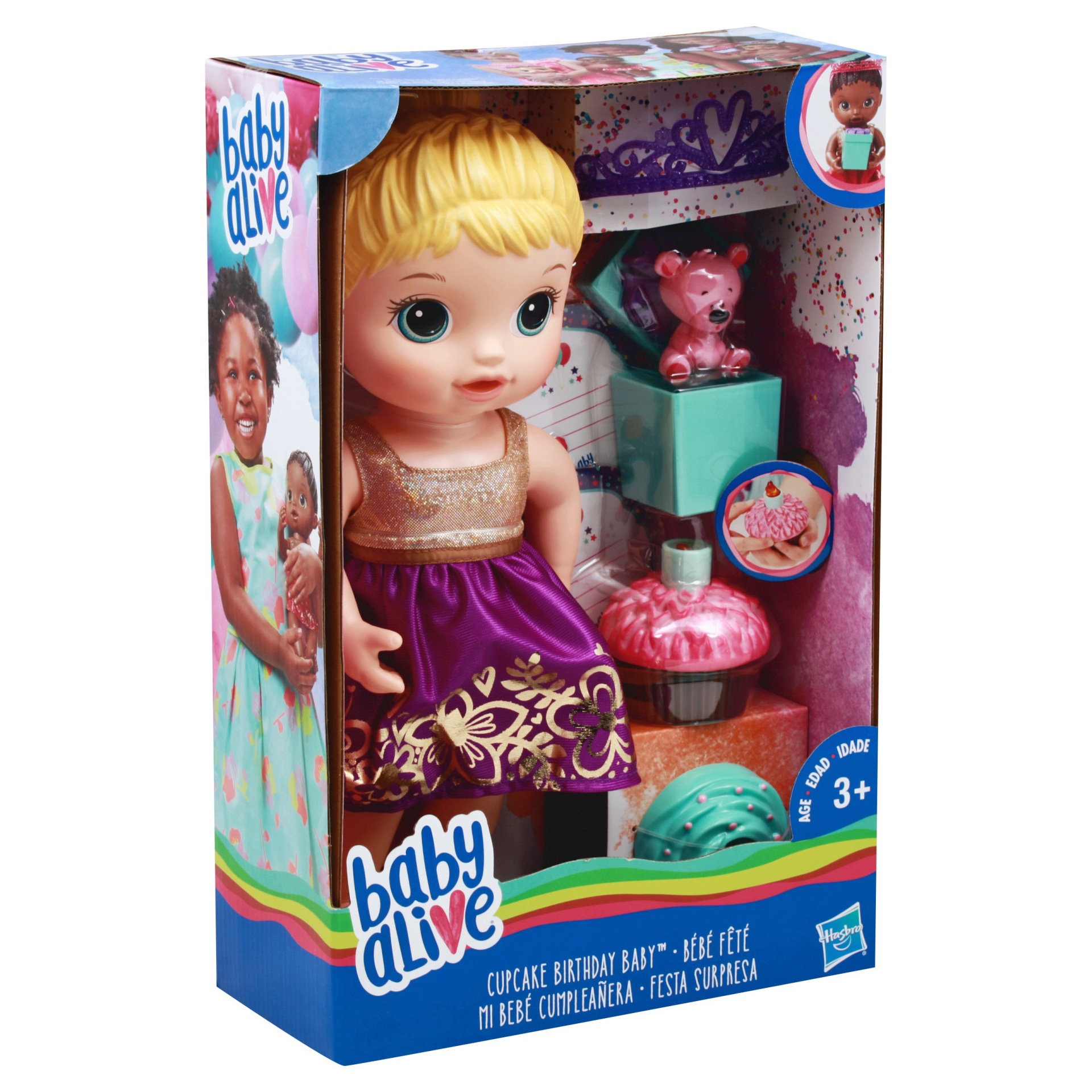 slide 1 of 1, Baby Alive Cupcake Birthday Baby Doll, 1 ct