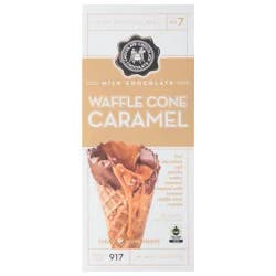 Chocolate Chocolate Chocolate Waffle Cone Caramel Milk Chocolate 3.5 oz