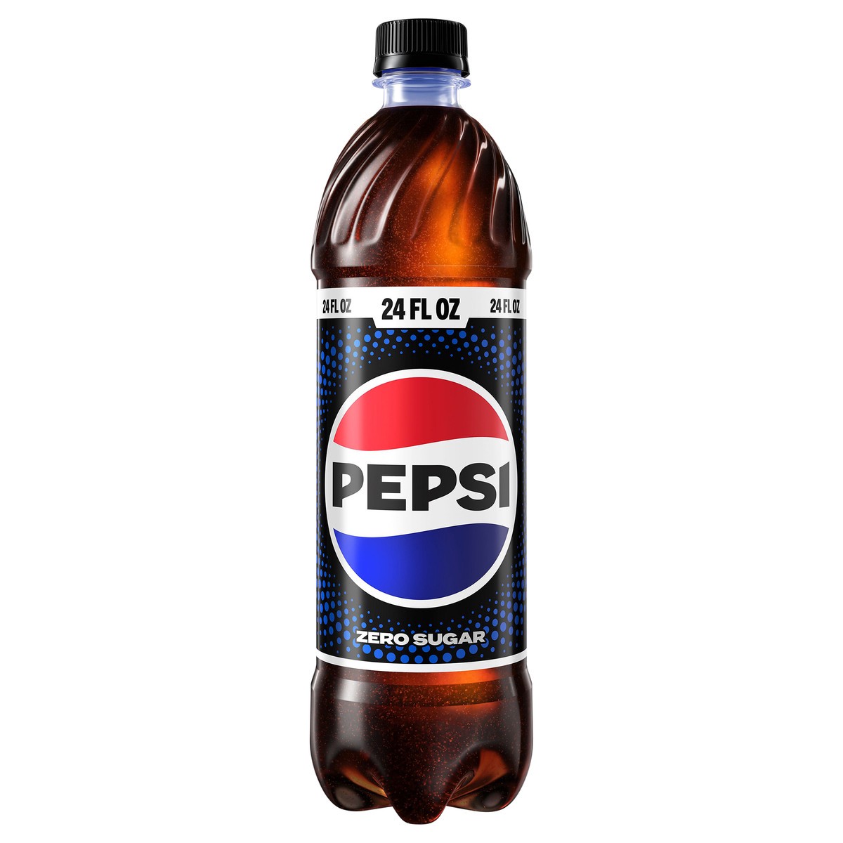 slide 1 of 4, Pepsi Zero Sugar Soda Cola 24 Fl Oz, 24 fl oz