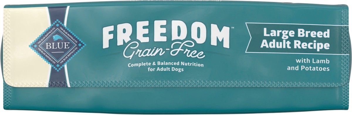 slide 3 of 11, Blue Buffalo Freedom Grain Free Natural Adult Large Breed Dry Dog Food, Lamb 24-lb, 24 lb