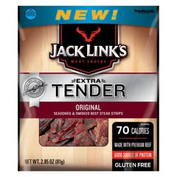 Jack Link's Extra Tender Original Beef Steak Strips - 2.85 oz