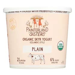 Painterland Sisters Organic Skyr Icelandic Style Plain Yogurt 24 oz