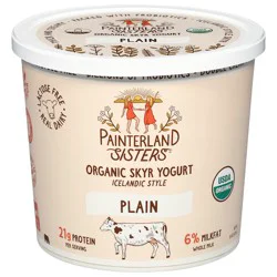Painterland Sisters Organic Skyr Icelandic Style Plain Yogurt 24 oz