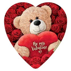 Elmer Chocolate Be My Valentine Bear Heart Box Candy