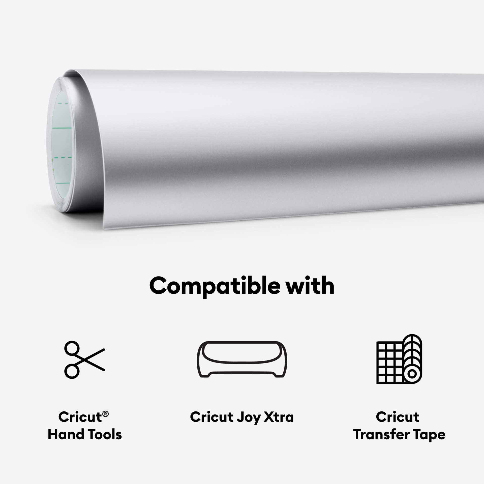 slide 2 of 7, Cricut Joy Xtra Permanent Smart Vinyl Matte Metallic, 3ft., 9.5 in x 3 ft