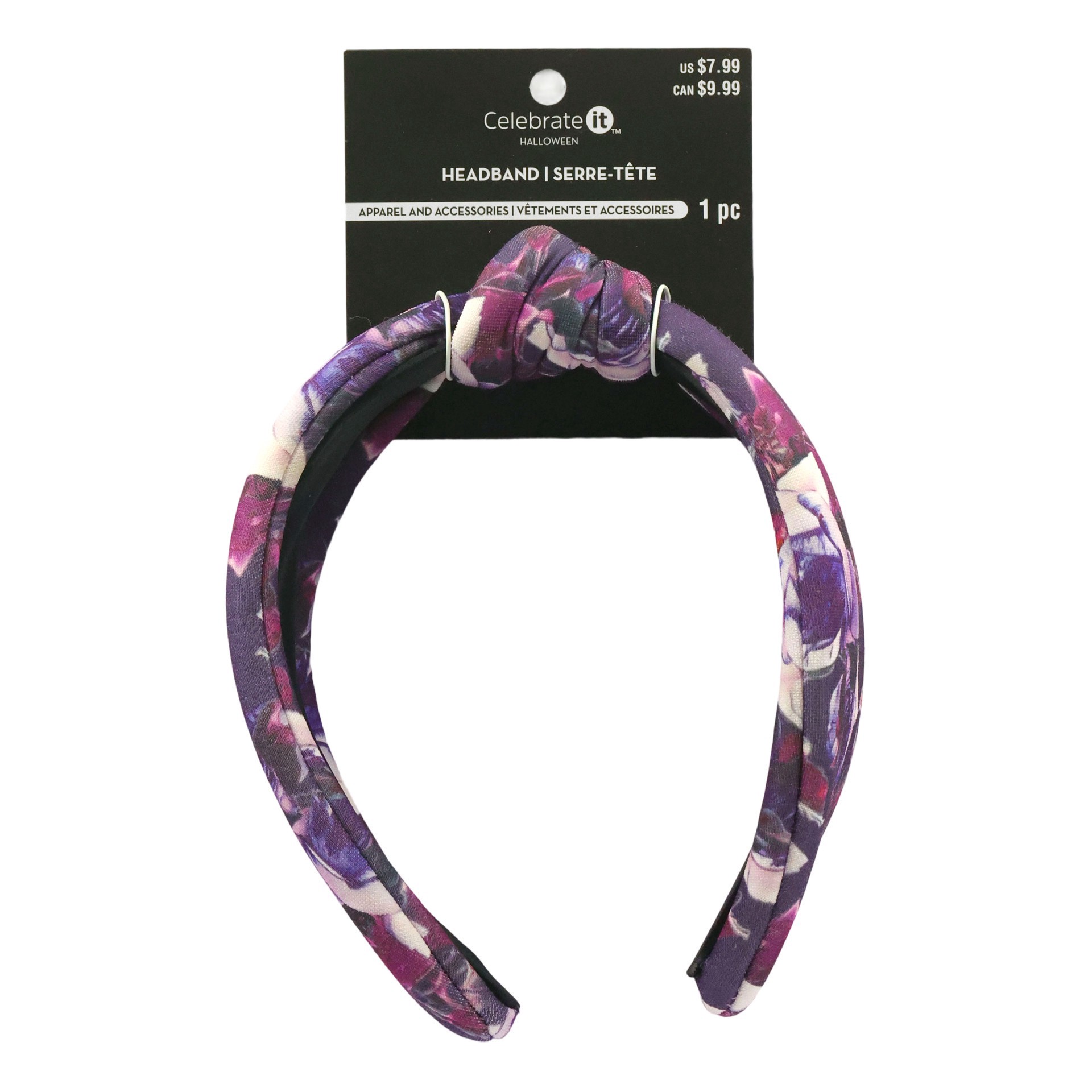 slide 3 of 4, Flower Print Headband By Celebrate It, adult