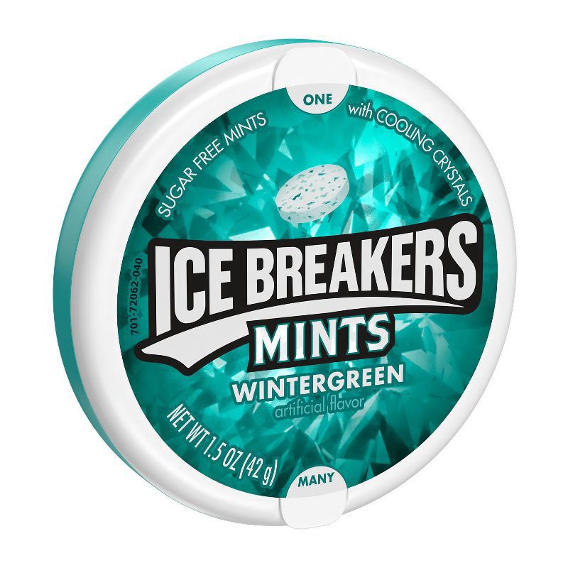 slide 1 of 6, Ice Breakers Wintergreen Sugar Free Mint Candies- 1.5 oz, 1.5 oz