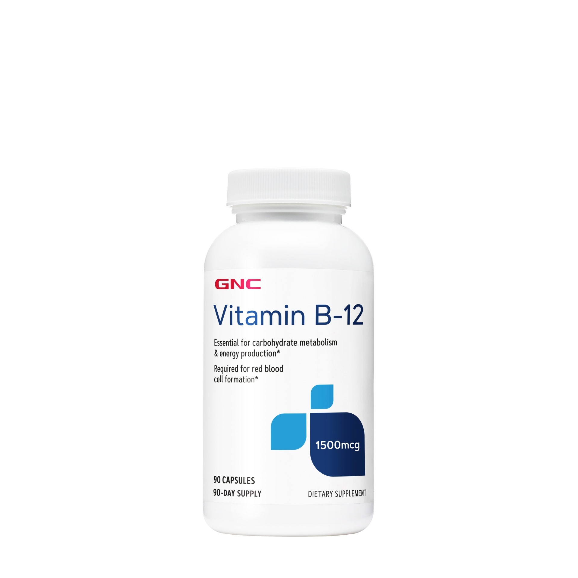 slide 1 of 1, GNC Vitamin B-12 1500 mcg, 90 ct