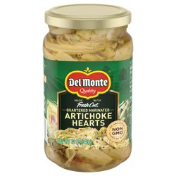 Del Monte Quartered Marinated Artichoke Hearts 12 oz. Glass Jar