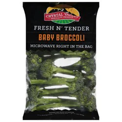 Crystal Valley Baby Broccoli, Fresh N' Tender