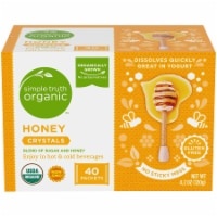 slide 1 of 1, Simple Truth Organic Honey Crystals, 40 ct