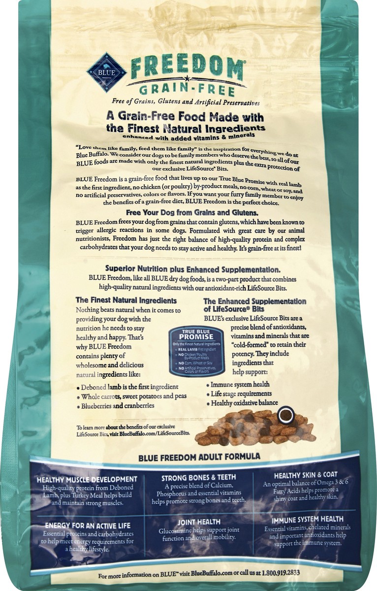 slide 2 of 7, Blue Food for Dogs 4 lb, 4 lb