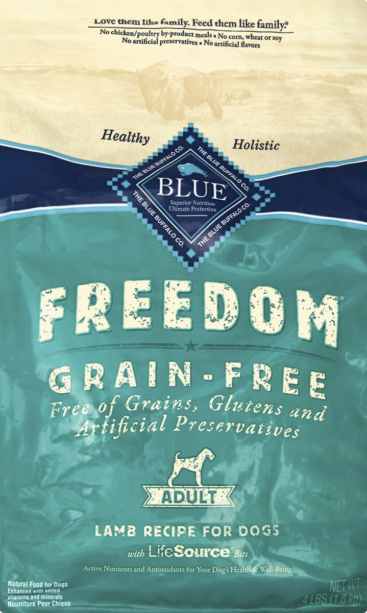 slide 1 of 7, Blue Food for Dogs 4 lb, 4 lb