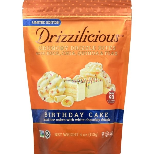slide 1 of 1, Drizzilicious Birthday Cake, 4 oz