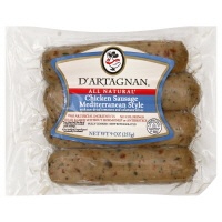 slide 1 of 1, Dartagnan Sausage Chicken Mediterranean, 8.5 oz