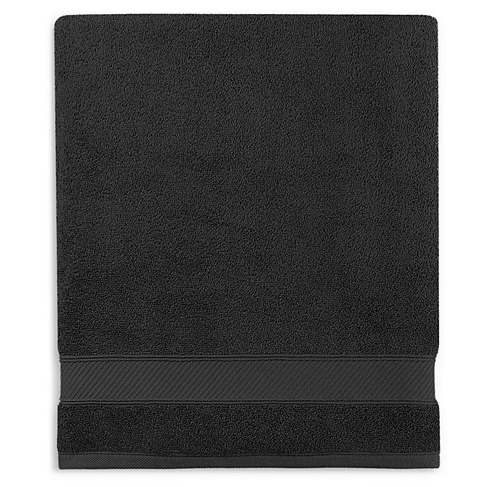 slide 1 of 3, Wamsutta Hygro Duet Bath Sheet - Ebony, 1 ct