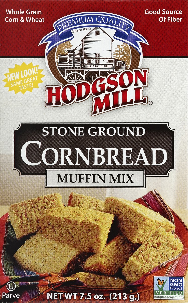 slide 4 of 4, Hodgson Mill Cornbread and Muffin Mix, 7 oz