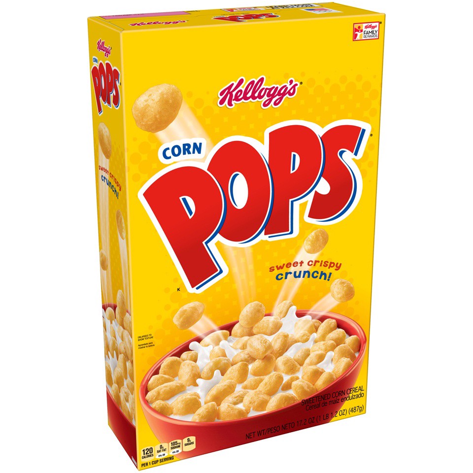 slide 3 of 8, Corn Pops Cereal, 17.2 oz