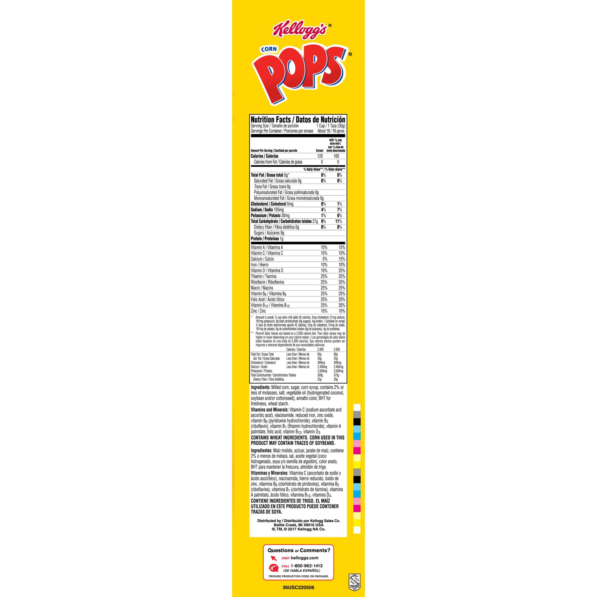 slide 5 of 8, Corn Pops Cereal, 17.2 oz