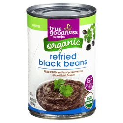 True Goodness Organic Black Refried Beans
