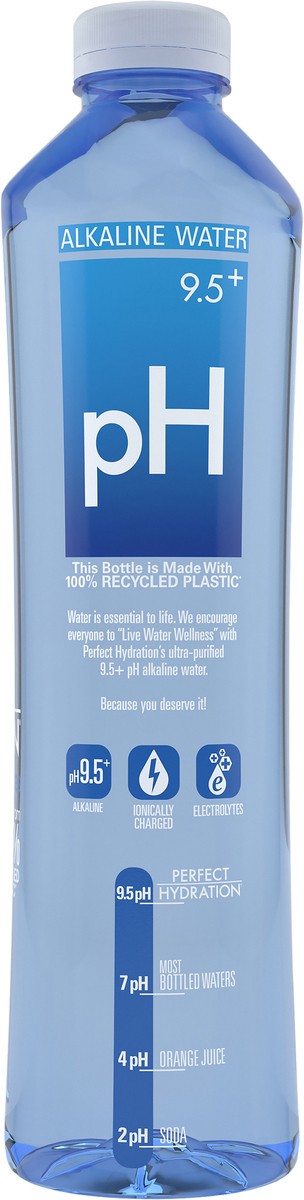 slide 5 of 6, Perfect Hydration 9.5+ pH Alkaline Electrolyte Enhanced Drinking Water - 33.8 fl oz, 33.8 fl oz