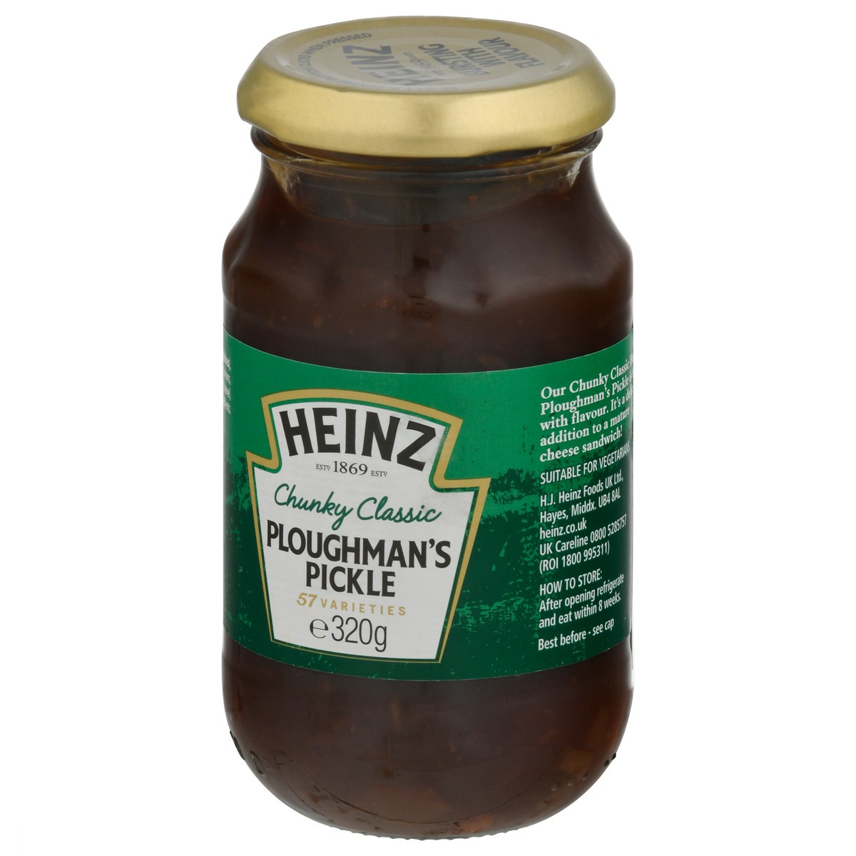 slide 2 of 13, Heinz Chunky Classic Ploughman's Pickles 320 g, 320 g